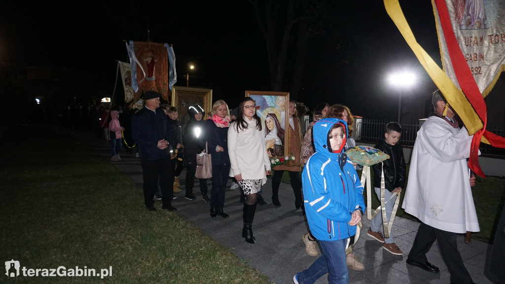 Procesja Rezurekcyjna w Parafii Gąbin.