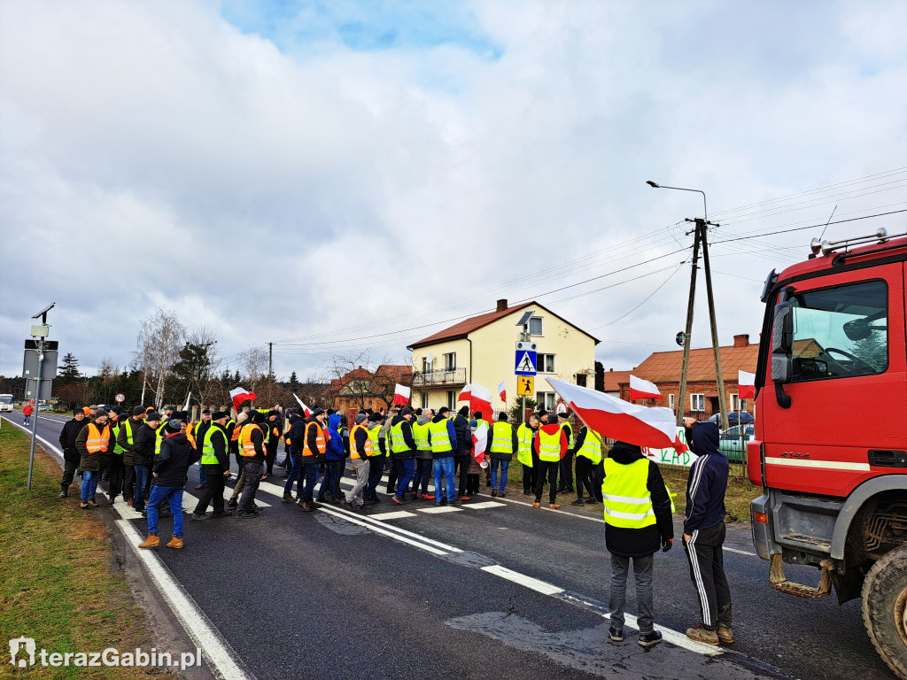 Protest rolników w Topólnie.