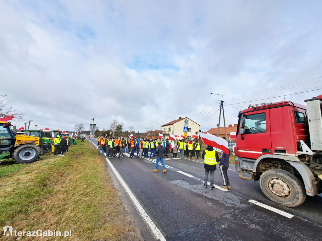 Protest rolników w Topólnie.