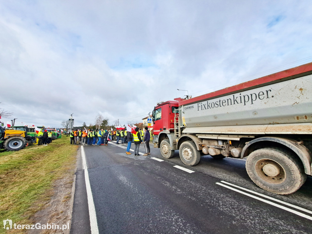 Protest rolników w Topólnie.