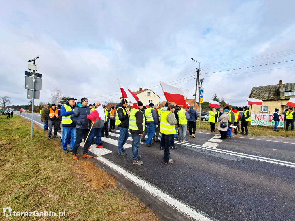 Protest rolników w Topólnie.