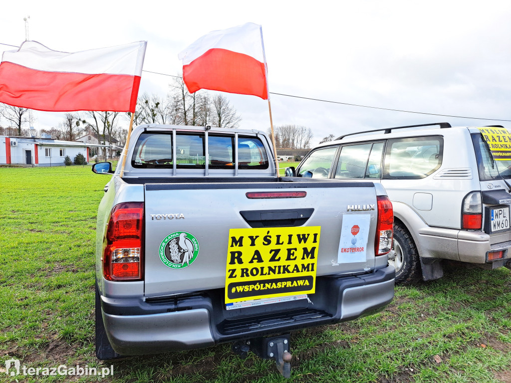 Protest rolników w Topólnie.