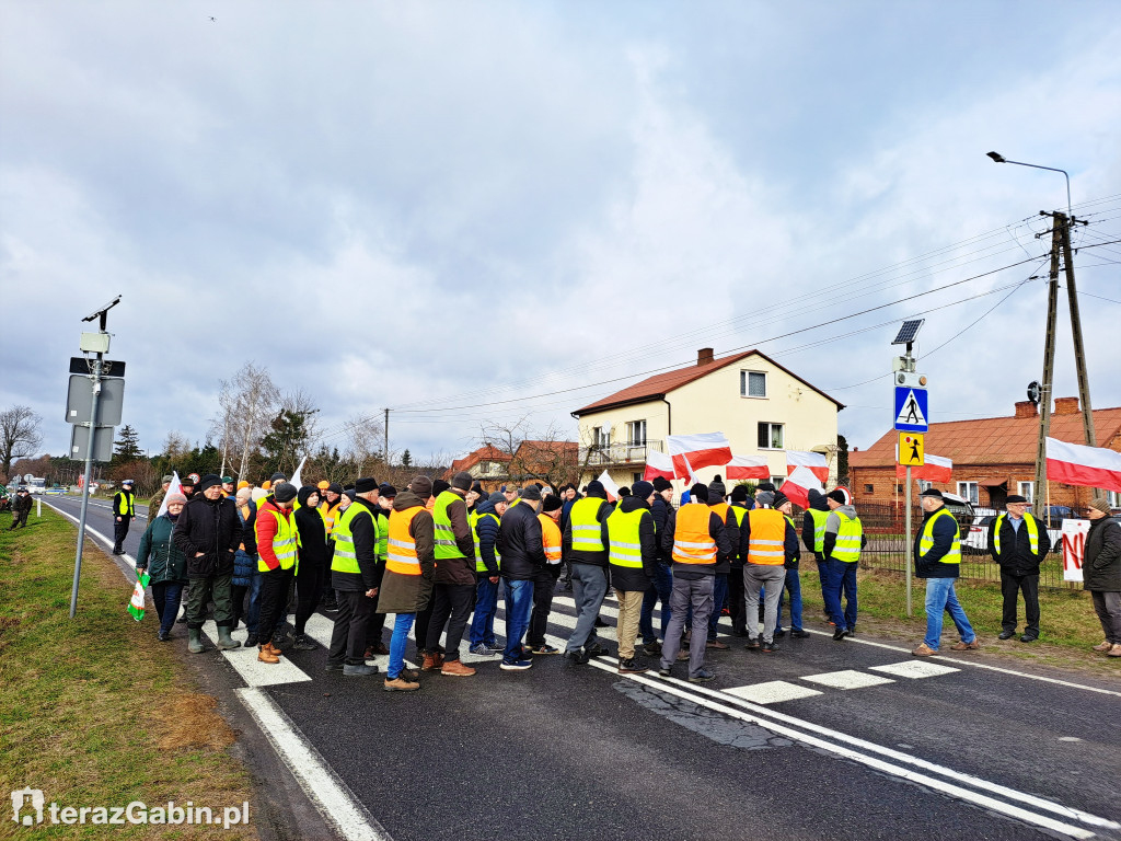 Protest rolników w Topólnie.