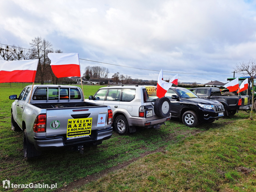 Protest rolników w Topólnie.