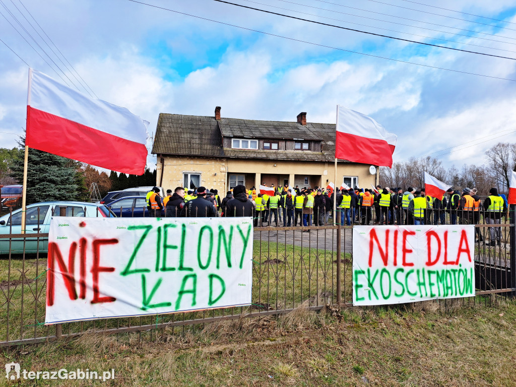 Protest rolników w Topólnie.