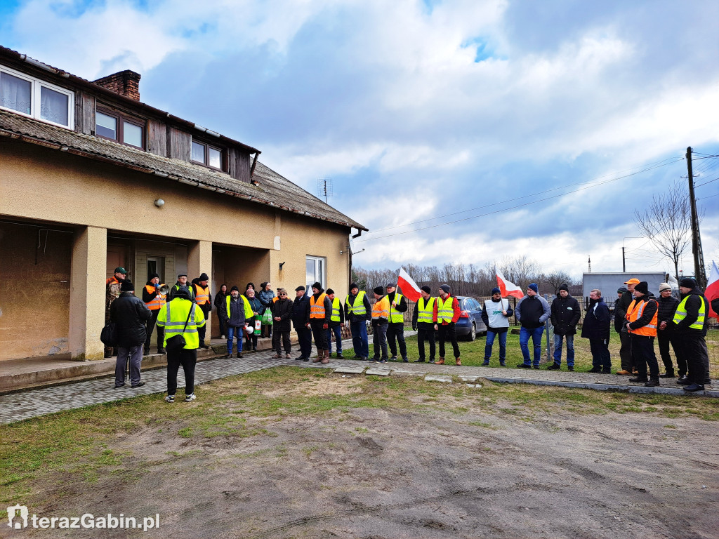 Protest rolników w Topólnie.