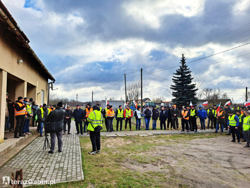 Protest rolników w Topólnie.