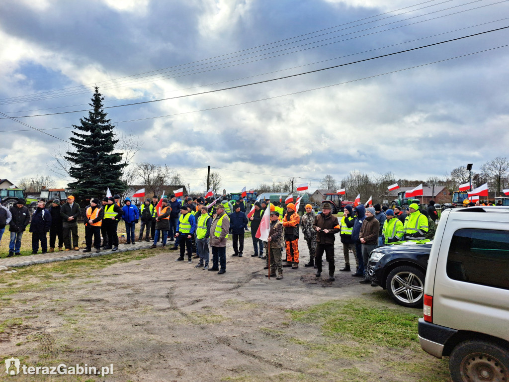 Protest rolników w Topólnie.