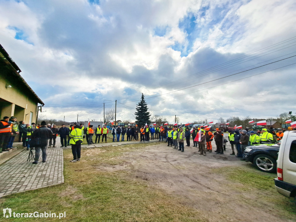 Protest rolników w Topólnie.