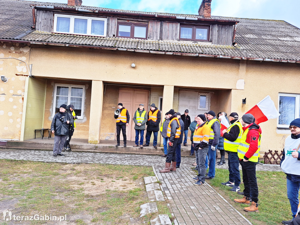 Protest rolników w Topólnie.