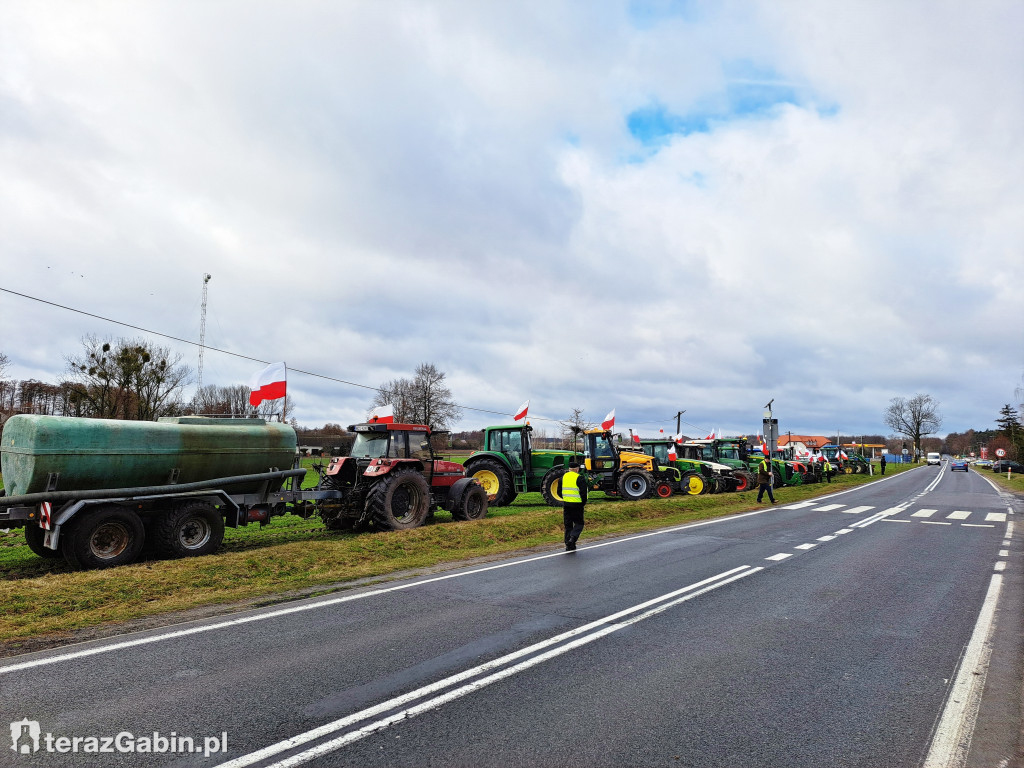 Protest rolników w Topólnie.