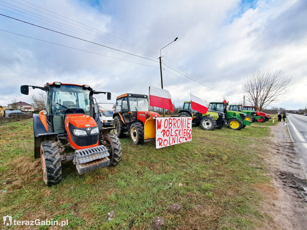 Protest rolników w Topólnie.