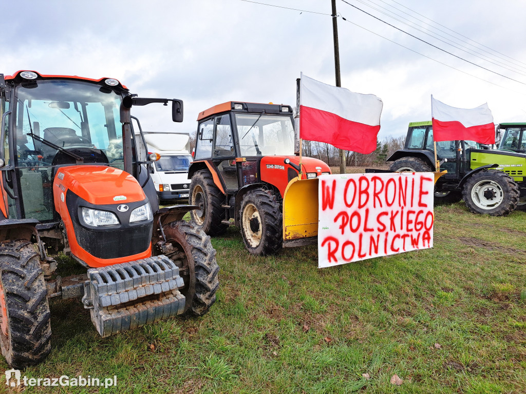 Protest rolników w Topólnie.