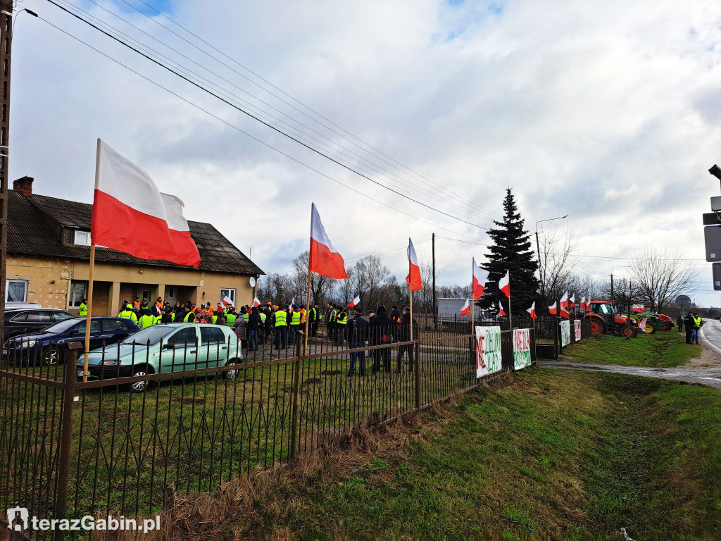 Protest rolników w Topólnie.