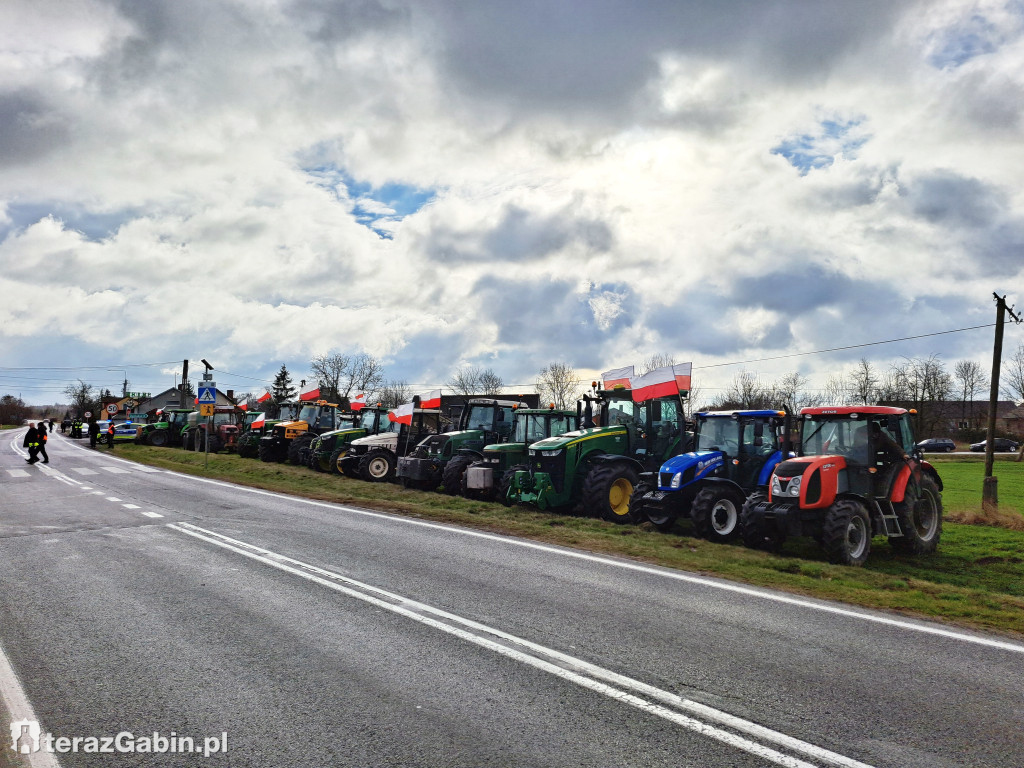 Protest rolników w Topólnie.