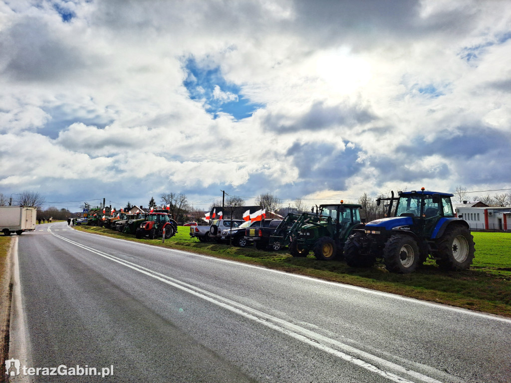 Protest rolników w Topólnie.