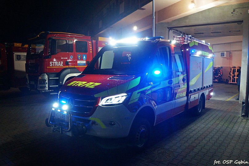 Nowy samochód w OSP Gąbin.