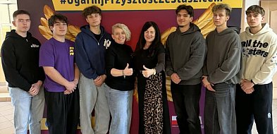 Uczniowie z Gąbina w finale wielkiego turnieju.