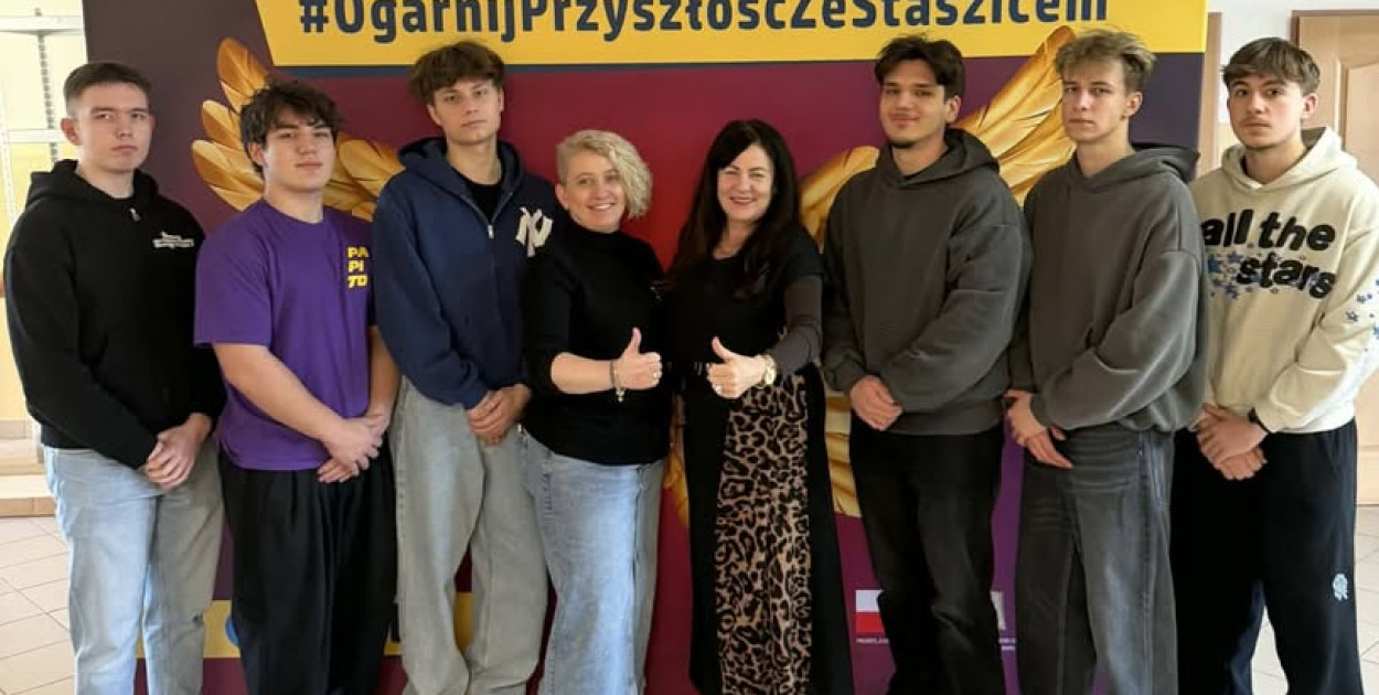 Uczniowie z Gąbina w finale wielkiego turnieju.